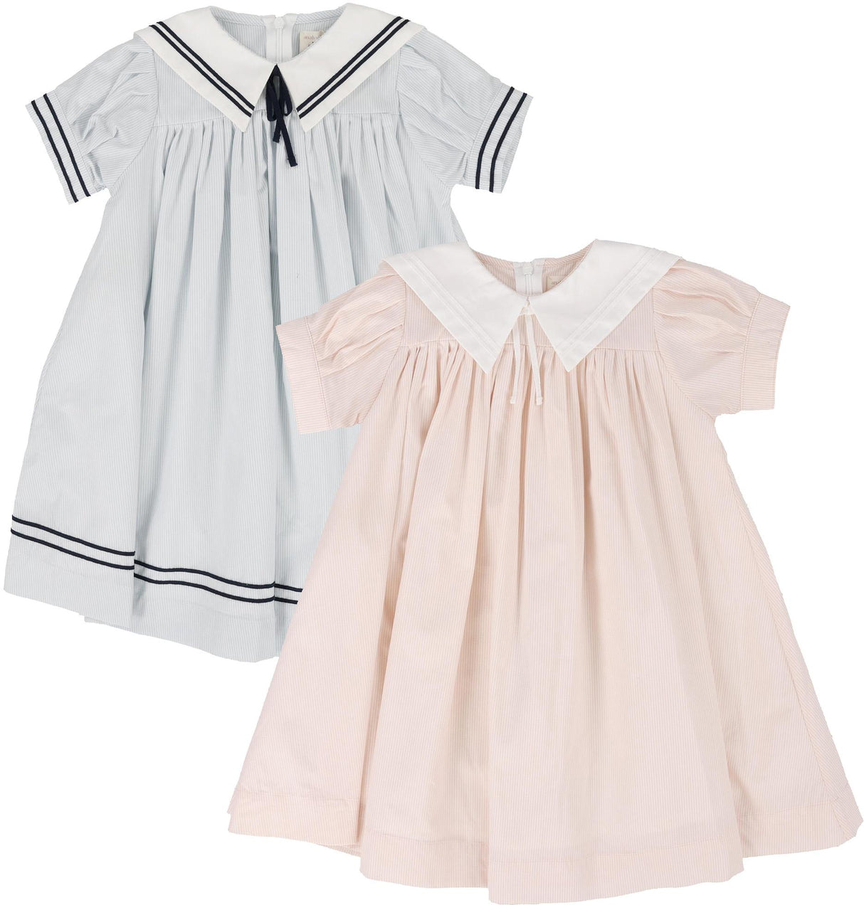 Analogie by Lil Legs Sailor Collection Girls Short Sleeve Dress - SDS Analogie by Lil Legs Sailor Collection Girls Short Sleeve Dress - SDS