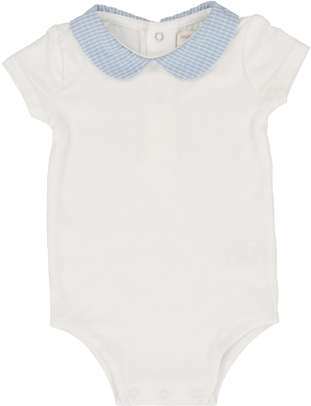 Analogie by Lil Legs Windowpane Collection Baby Boys Short Sleeve Bodysuit - WPO Analogie by Lil Legs Windowpane Collection Baby Boys Short Sleeve Bodysuit - WPO