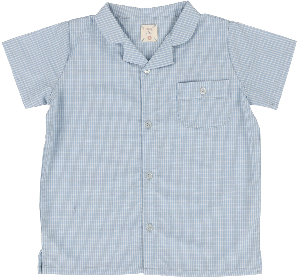 Analogie by Lil Legs Windowpane Collection Boys Short Sleeve Dress Shirt - WPCS Analogie by Lil Legs Windowpane Collection Boys Short Sleeve Dress Shirt - WPCS