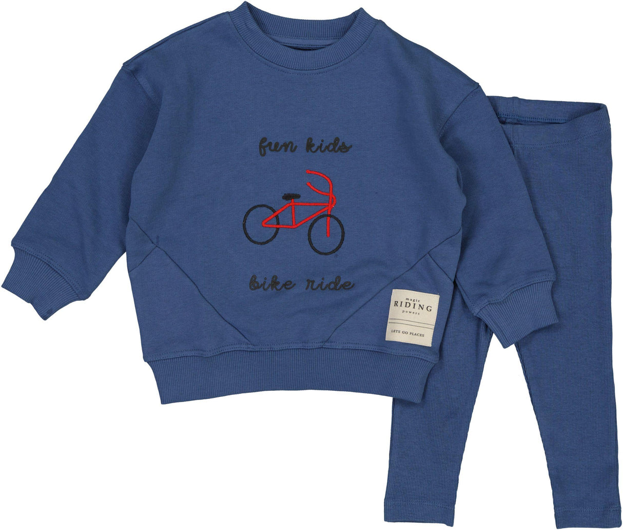 Analogie by Lil Legs Lil People Collection Baby Boys Bike Sweatshirt Outfit - AF26S505 Analogie by Lil Legs Lil People Collection Baby Boys Bike Sweatshirt Outfit - AF26S505