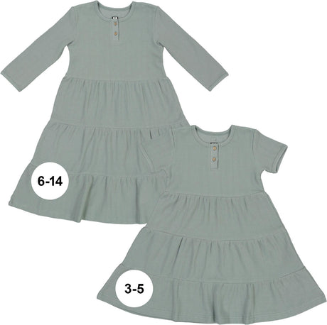 2 Squares Girls Textured Dress - SB4CP5078TD