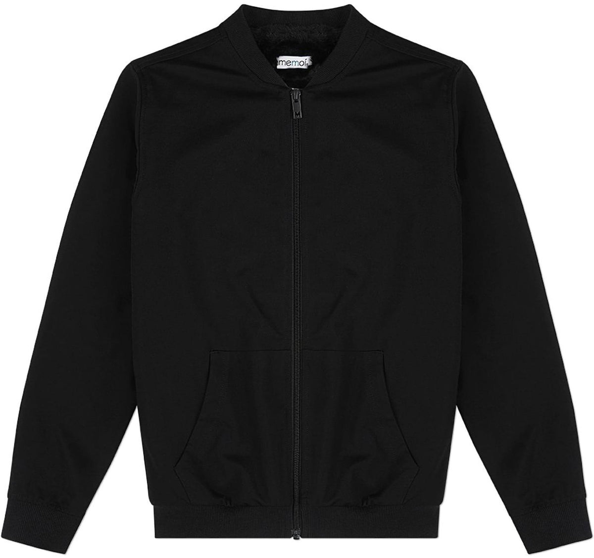 Memoi Mens Fur Lined Sweatshirt - MMJ-006 Memoi Mens Fur Lined Sweatshirt - MMJ-006