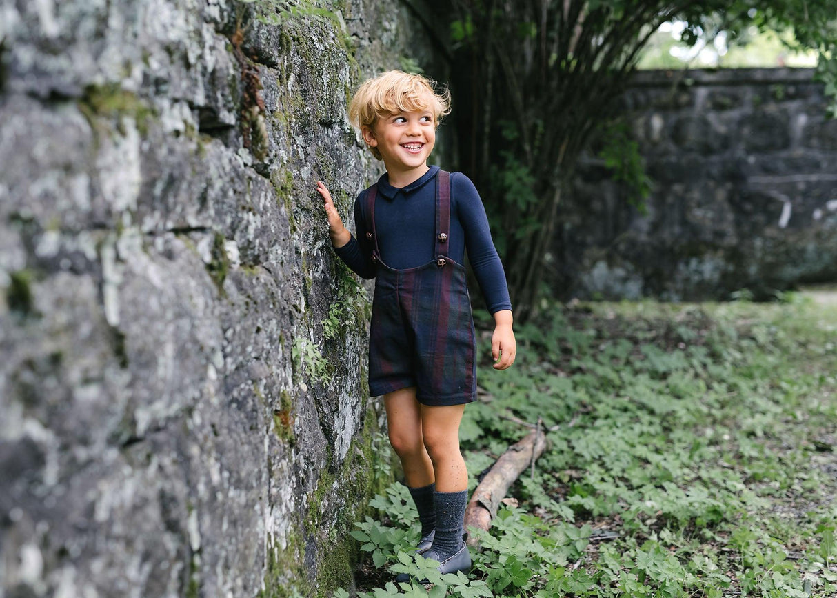 Lil Legs Bamboo Collection Toddler Boys Long Sleeve Layering Collar Tee T-shirt - CT Lil Legs Bamboo Collection Toddler Boys Long Sleeve Layering Collar Tee T-shirt - CT