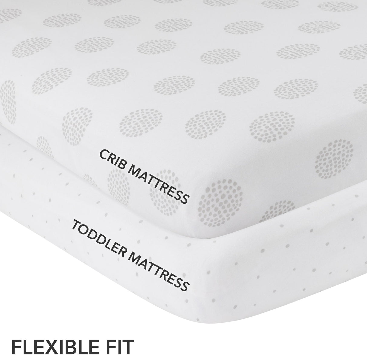 Ely's & Co Circle Pattern Crib Sheet 2 Pack Ely's & Co Circle Pattern Crib Sheet 2 Pack