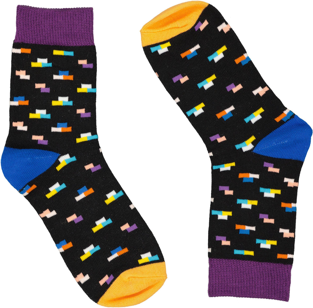 Zubii Boys Tetris Dress Socks - 742 Zubii Boys Tetris Dress Socks - 742