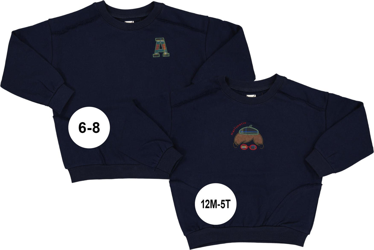 Analogie by Lil Legs Plaid Collection Boys Detail Sweatshirt - PDBS Analogie by Lil Legs Plaid Collection Boys Detail Sweatshirt - PDBS