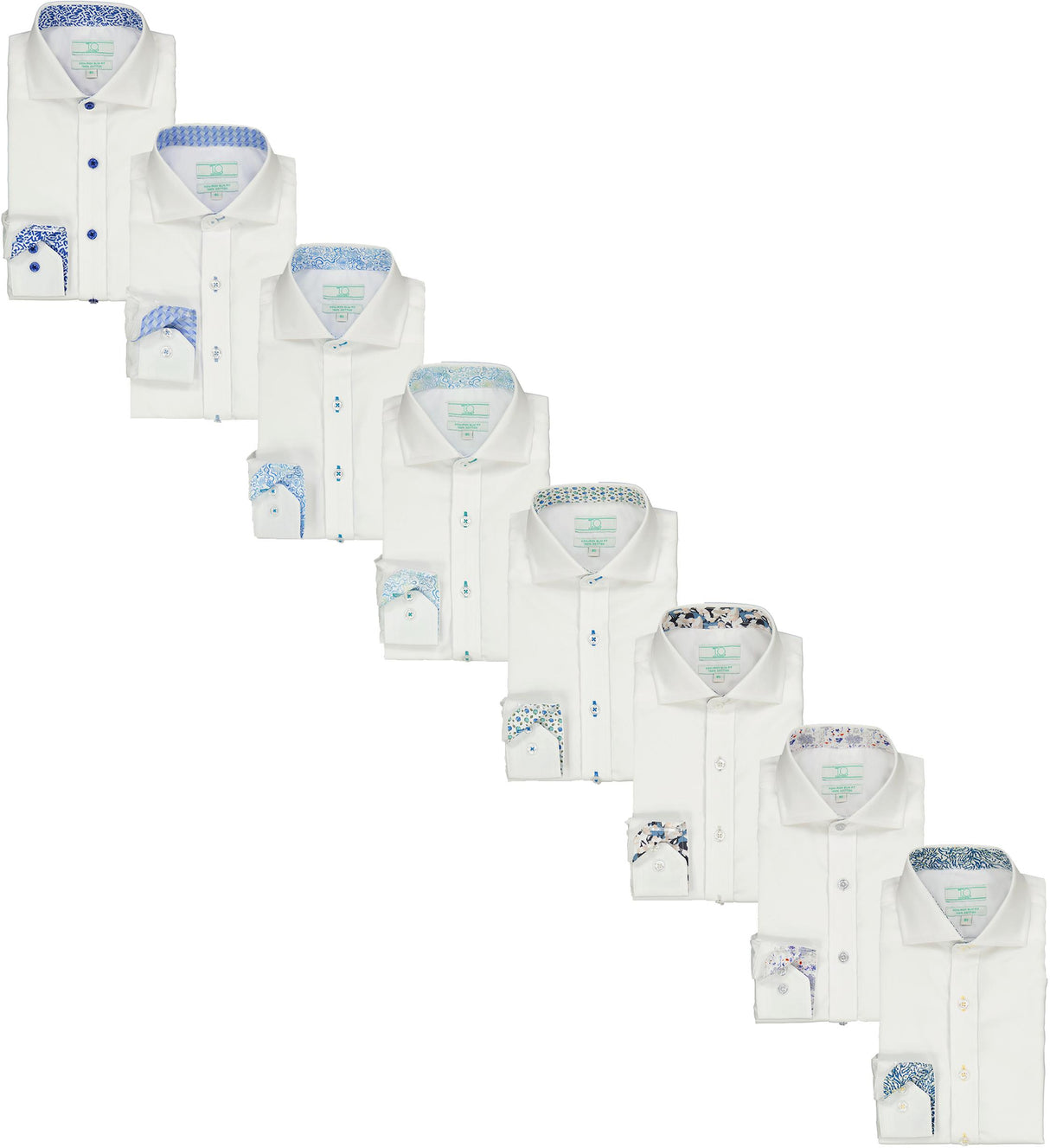 T.O. Collection Boys Long Sleeve Dress Shirt with Contrast Stitch - Fall 2025 T.O. Collection Boys Long Sleeve Dress Shirt with Contrast Stitch - Fall 2025