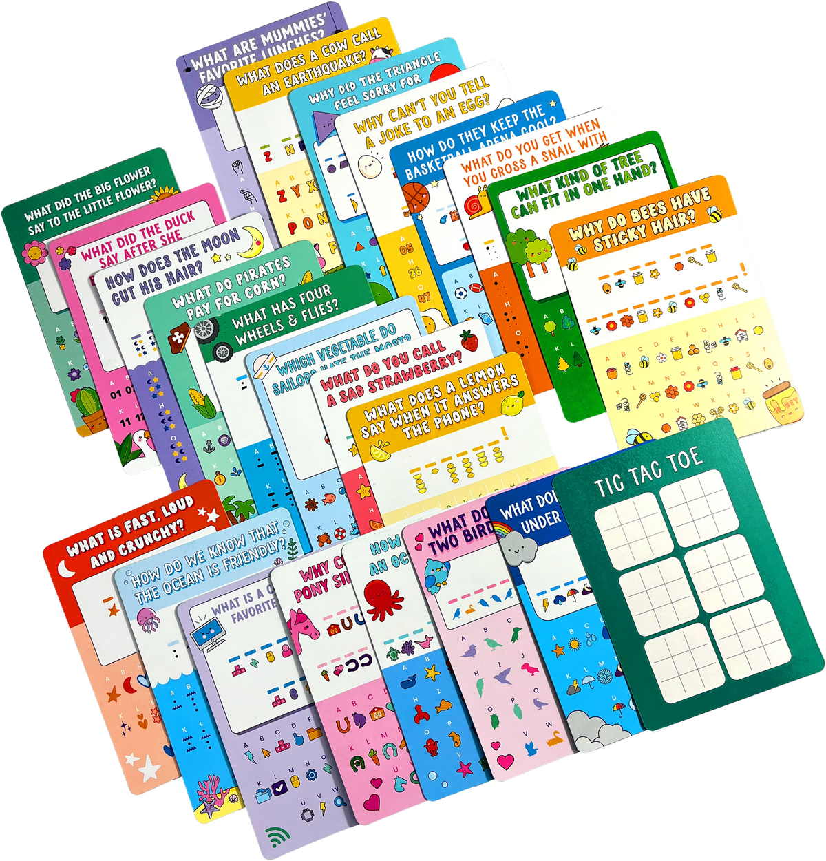 ooly Joke Decoder 24 Card Activity Book - 118-290 ooly Joke Decoder 24 Card Activity Book - 118-290