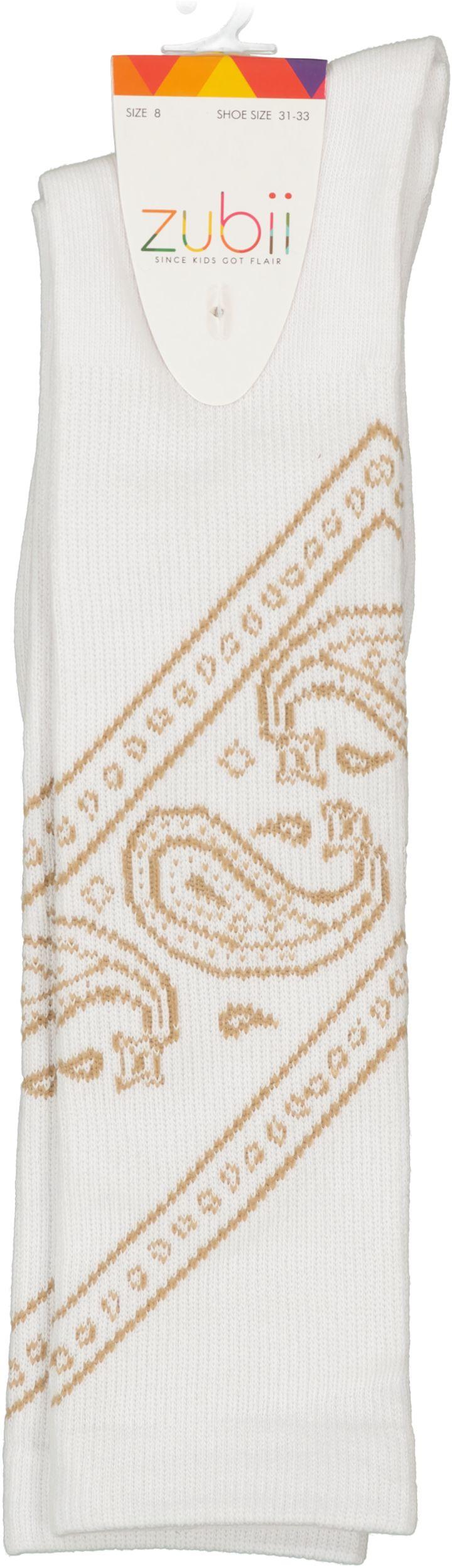 Zubii Girls Bandana Paisley Knee Socks - 824 Zubii Girls Bandana Paisley Knee Socks - 824