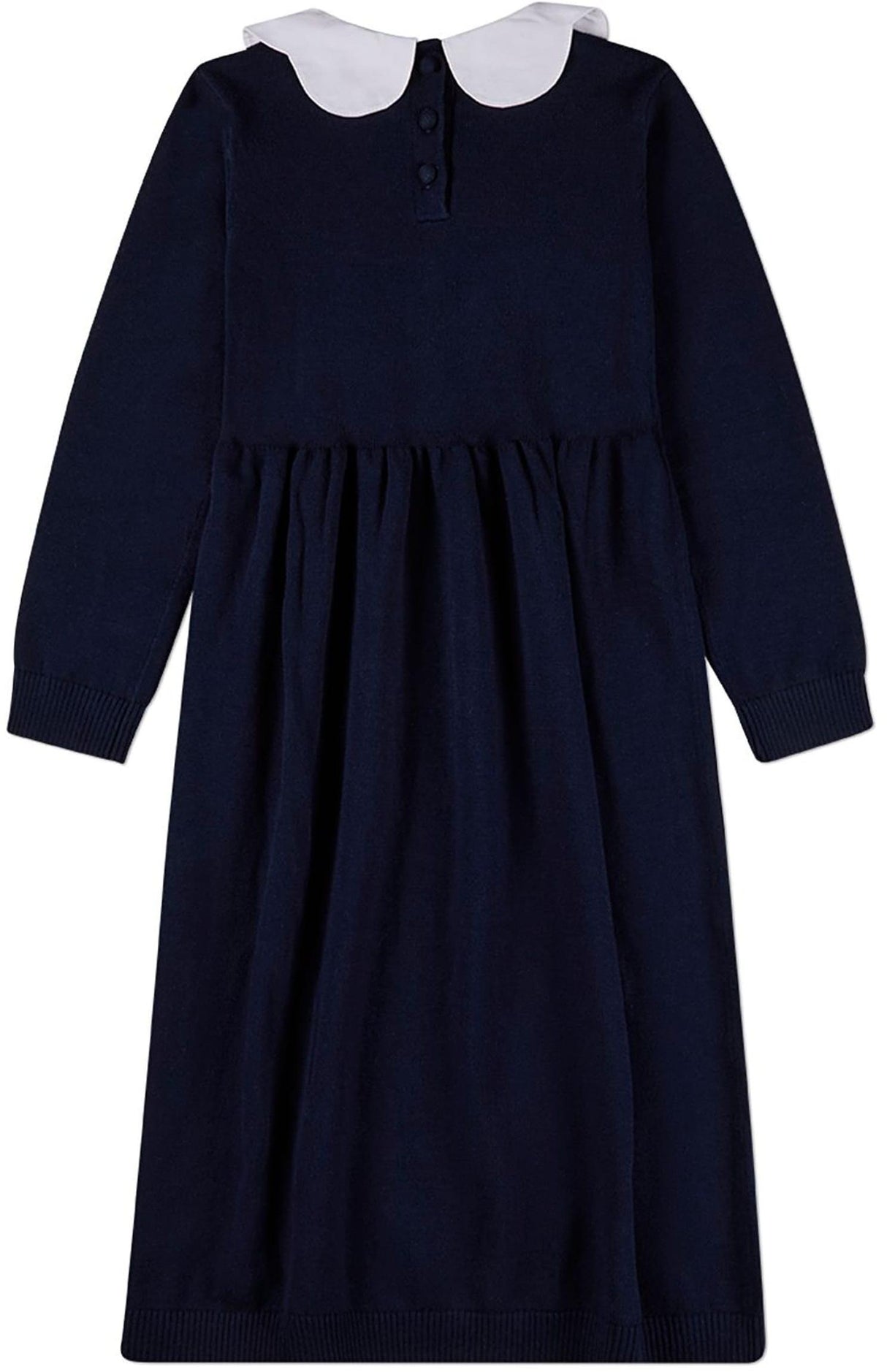 MiniMoi by Memoi Girls Knit Long Length Dress - IQQ10540 MiniMoi by Memoi Girls Knit Long Length Dress - IQQ10540