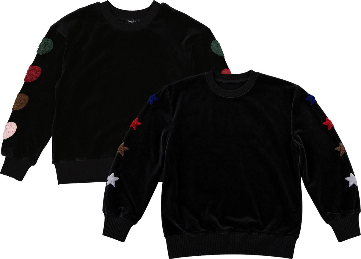 Puddles Boys Girls Velour Sweatshirt - WB6CY3156T Puddles Boys Girls Velour Sweatshirt - WB6CY3156T