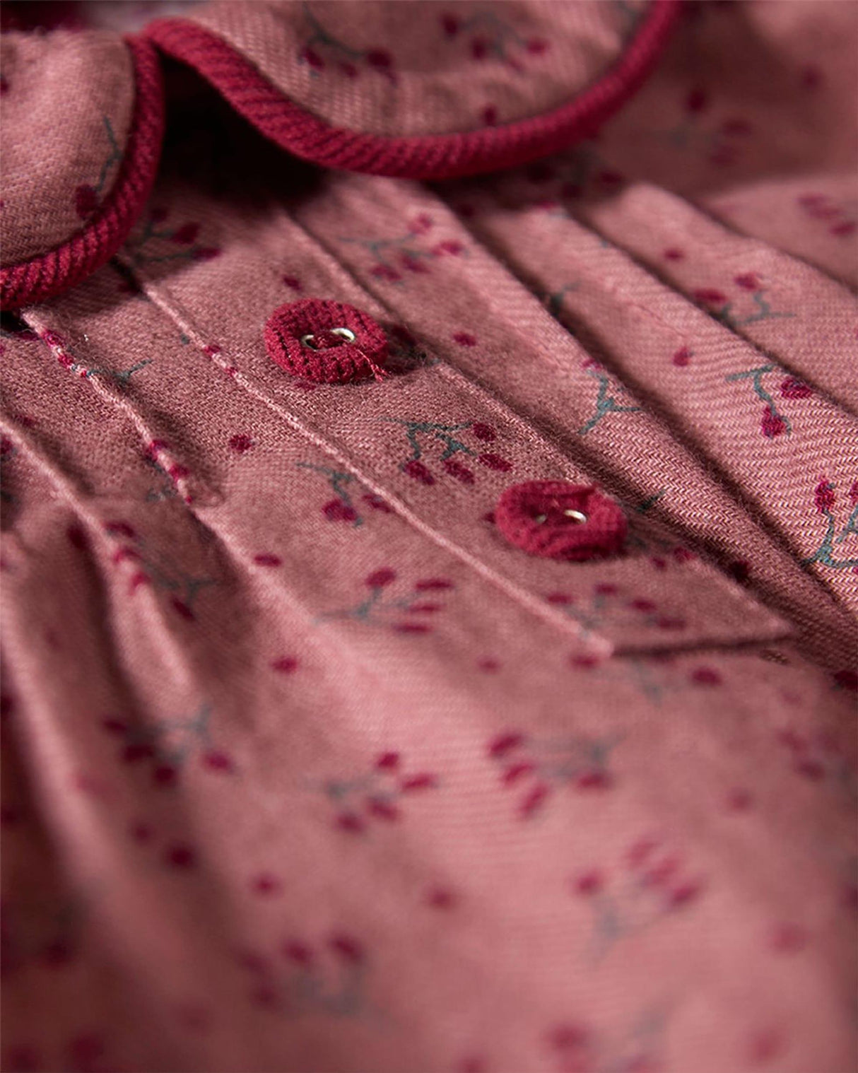 MiniMoi by Memoi Girls Berry Printed Dress - IQQ10556 MiniMoi by Memoi Girls Berry Printed Dress - IQQ10556