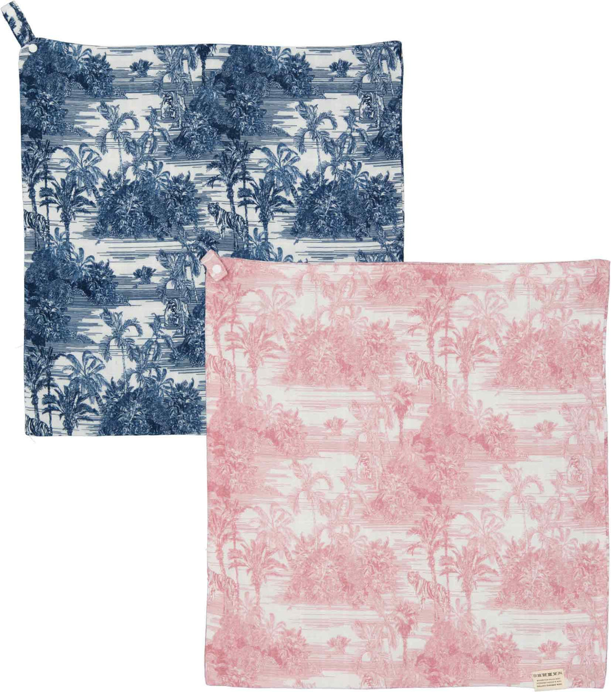 Little Threads Baby Boys Girls Muslin Lovey - Jungle Toile Little Threads Baby Boys Girls Muslin Lovey - Jungle Toile