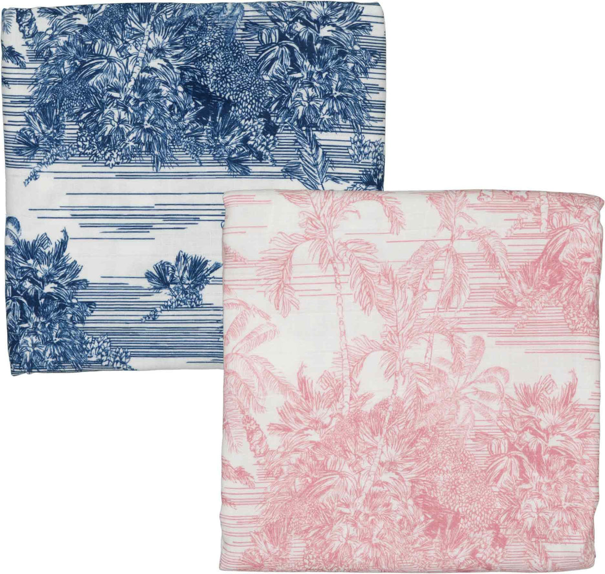 Little Threads Baby Boys Girls Muslin Blanket - Jungle Toile Little Threads Baby Boys Girls Muslin Blanket - Jungle Toile