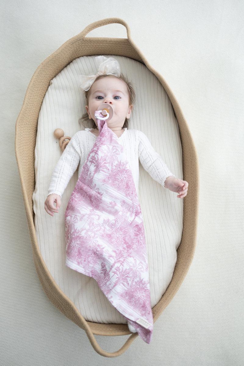 Little Threads Baby Boys Girls Muslin Lovey - Jungle Toile Little Threads Baby Boys Girls Muslin Lovey - Jungle Toile