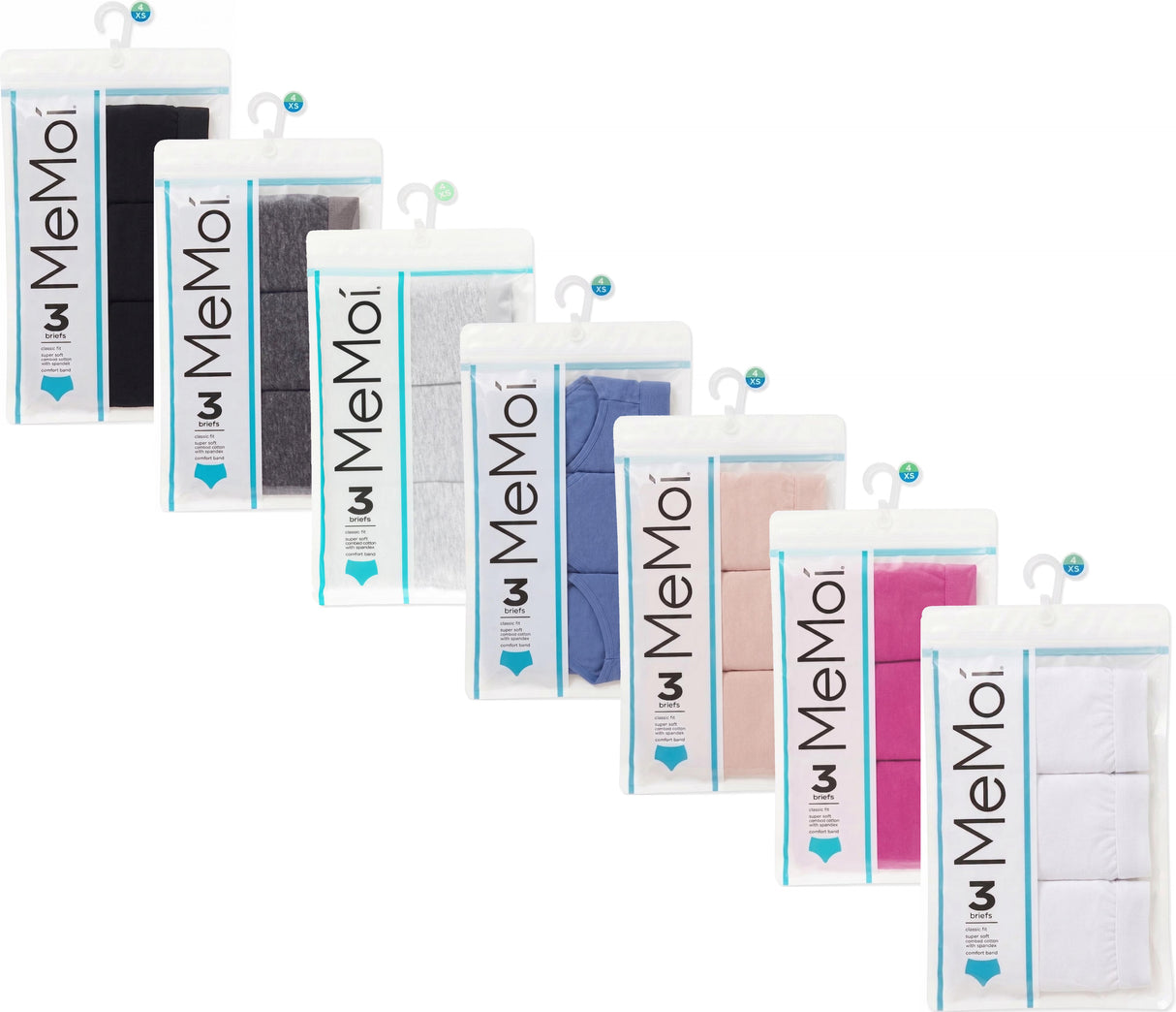 Memoi Womens Hipster Underwear 3 Pack - MU-1014 Memoi Womens Hipster Underwear 3 Pack - MU-1014