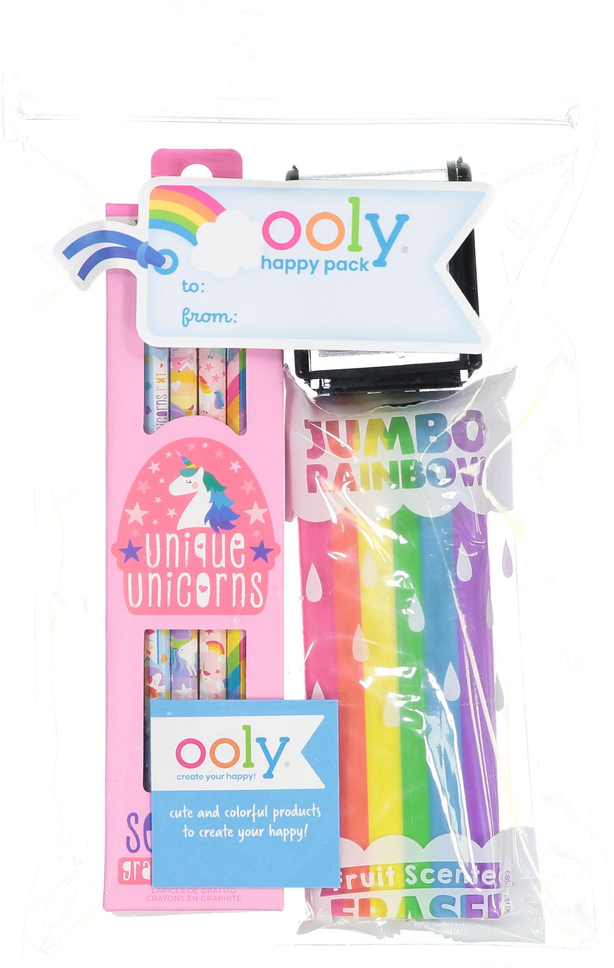 ooly Rainbow Unicorn Writing Set - 191-097 ooly Rainbow Unicorn Writing Set - 191-097