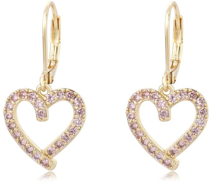 Tiny Gem Girls Curved Heart Earring - TG5031 Tiny Gem Girls Curved Heart Earring - TG5031