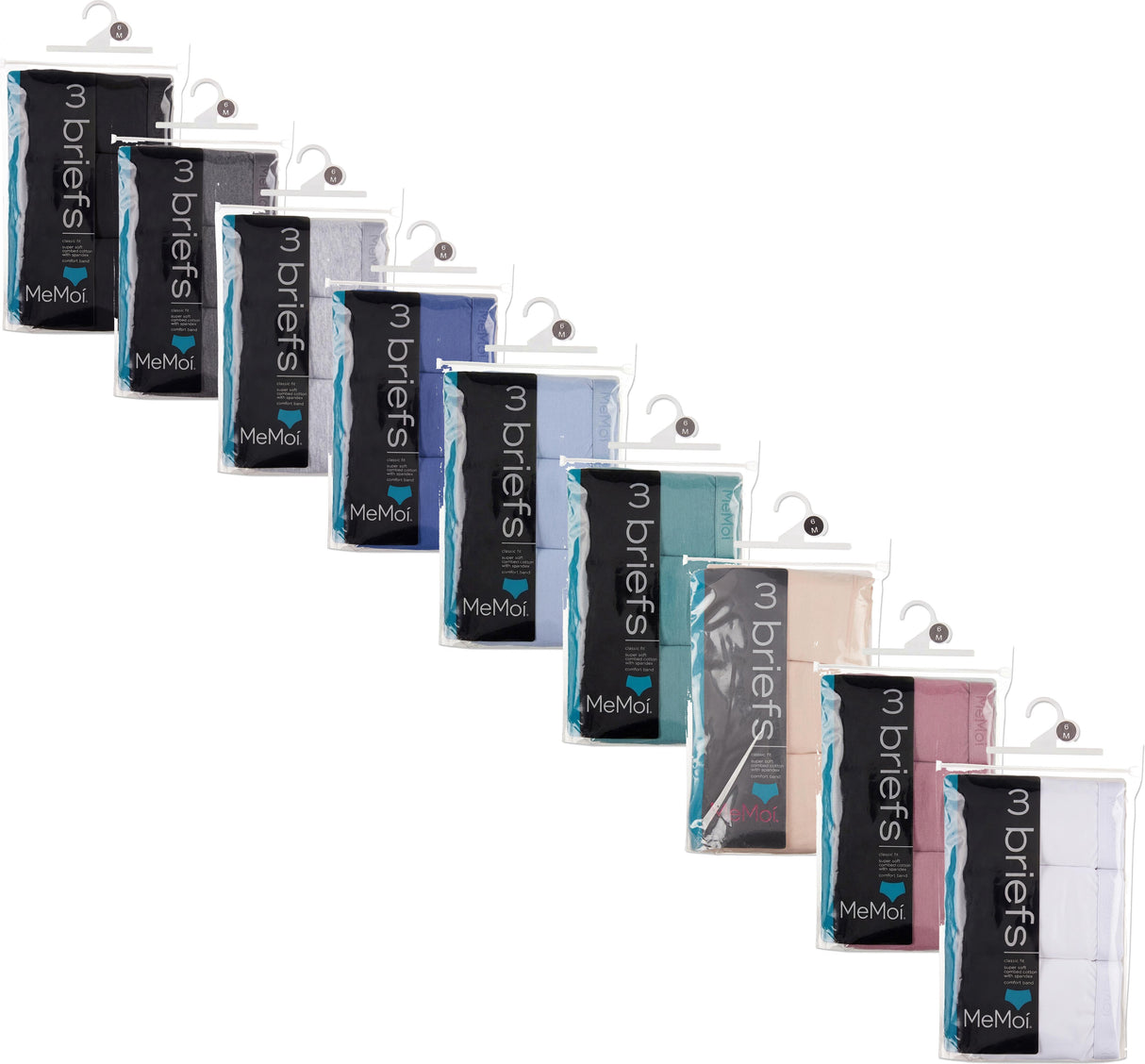 Memoi Womens Briefs Underwear 3 Pack - MU-1013 Memoi Womens Briefs Underwear 3 Pack - MU-1013