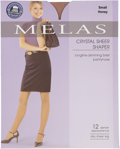 Melas Womens Sheer Shaper 12 Denier Pantyhose - AS-611