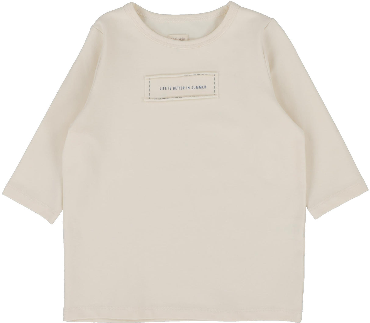 Analogie by Lil Legs Denim Tencel Collection Girls Patch 3/4 Sleeve T-shirt Tee - DTPTQ Analogie by Lil Legs Denim Tencel Collection Girls Patch 3/4 Sleeve T-shirt Tee - DTPTQ