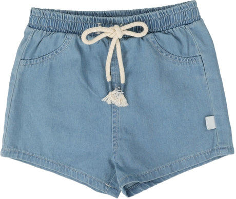 Analogie by Lil Legs Denim Tencel Collection Boys Girls Rope Shorts - DTS Analogie by Lil Legs Denim Tencel Collection Boys Girls Rope Shorts - DTS