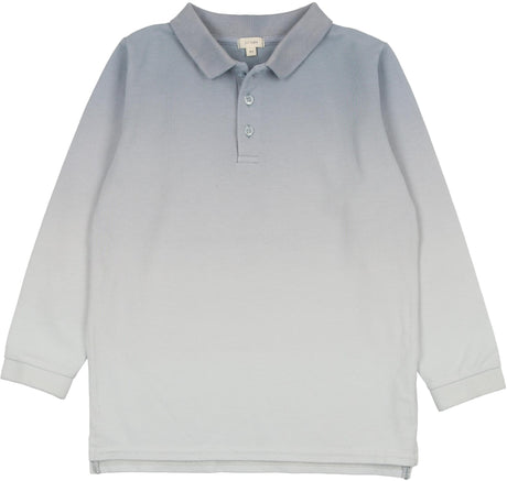 Lil Legs Solid Collection Boys Long Sleeve Polo Shirt