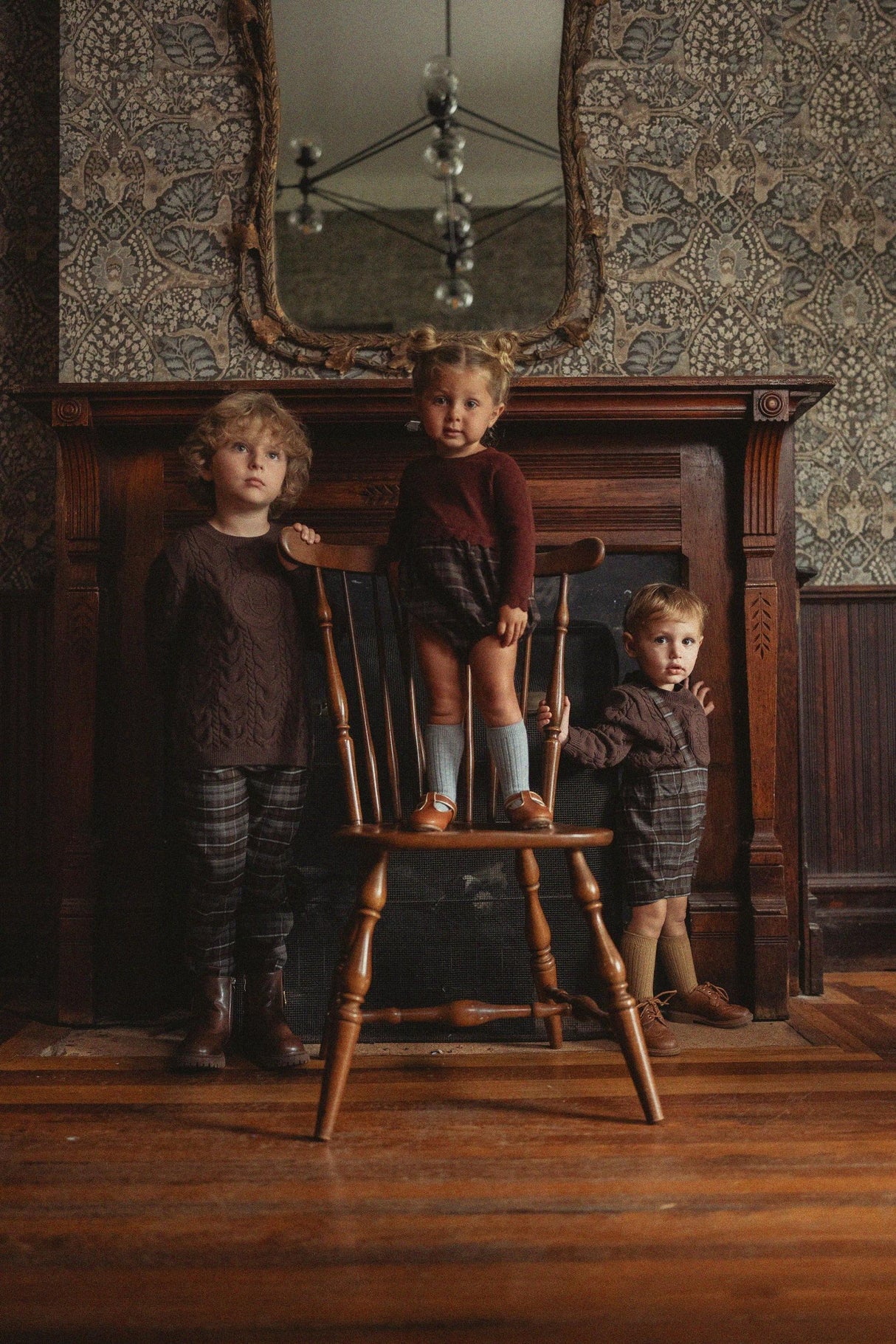 Space Gray Boys Plaid Overall - WB6CY3145O Space Gray Boys Plaid Overall - WB6CY3145O