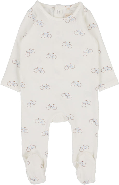 Analogie by Lil Legs Graphic Denim Collection Baby Toddler Boys All Over Bike Cotton Stretchie - GDAOF Analogie by Lil Legs Graphic Denim Collection Baby Toddler Boys All Over Bike Cotton Stretchie - GDAOF