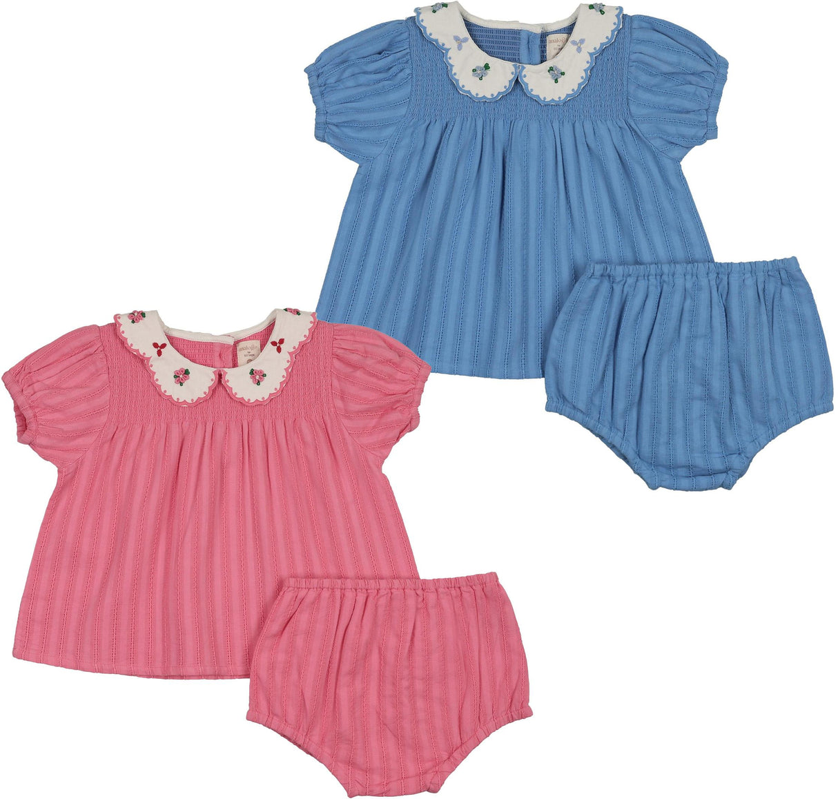 Analogie by Lil Legs Downtown Collection Baby Girls Smocked Outfit - DTST Analogie by Lil Legs Downtown Collection Baby Girls Smocked Outfit - DTST