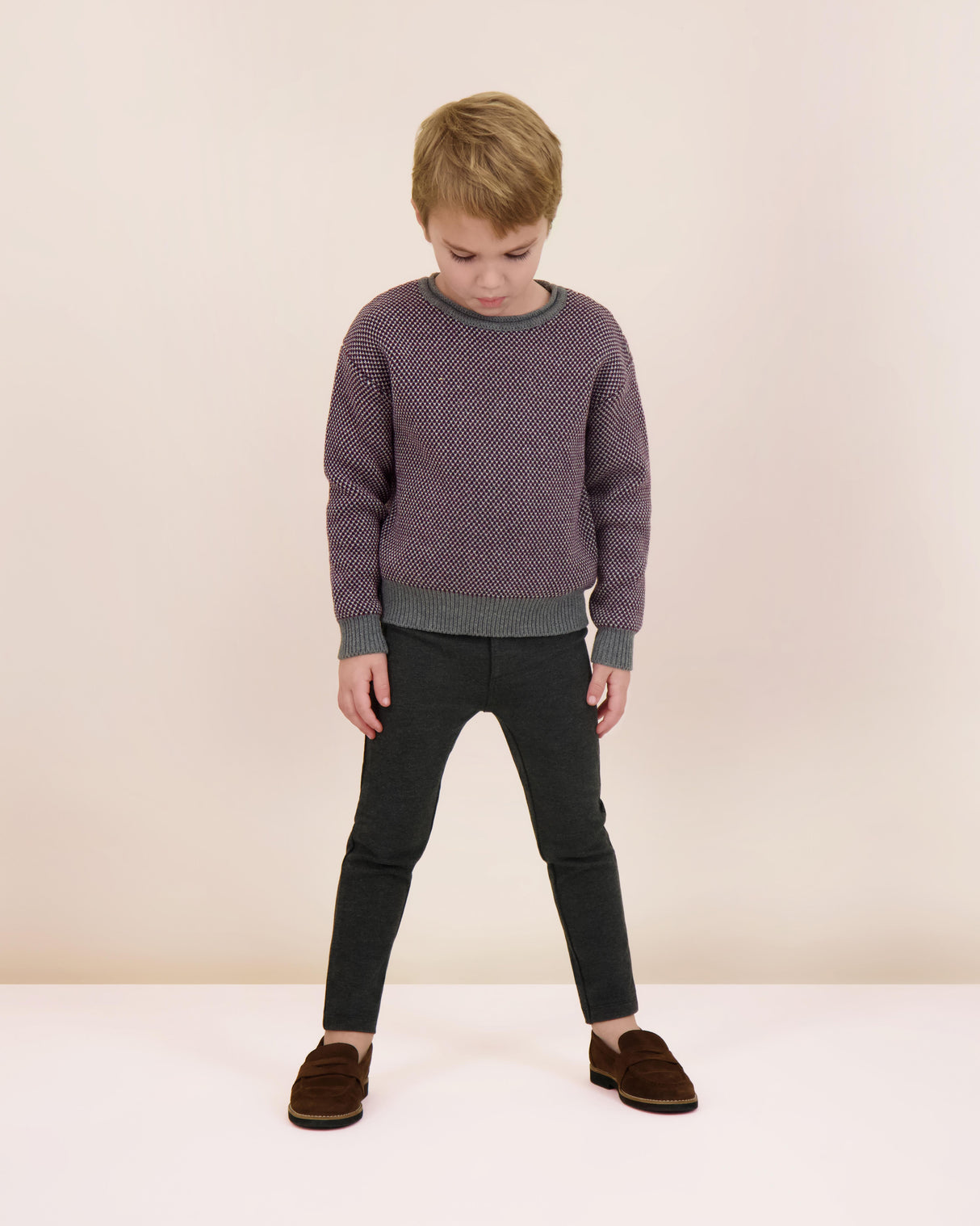 Analogie by Lil Legs Multi Knit Collection Boys Sweater - DMKS Analogie by Lil Legs Multi Knit Collection Boys Sweater - DMKS