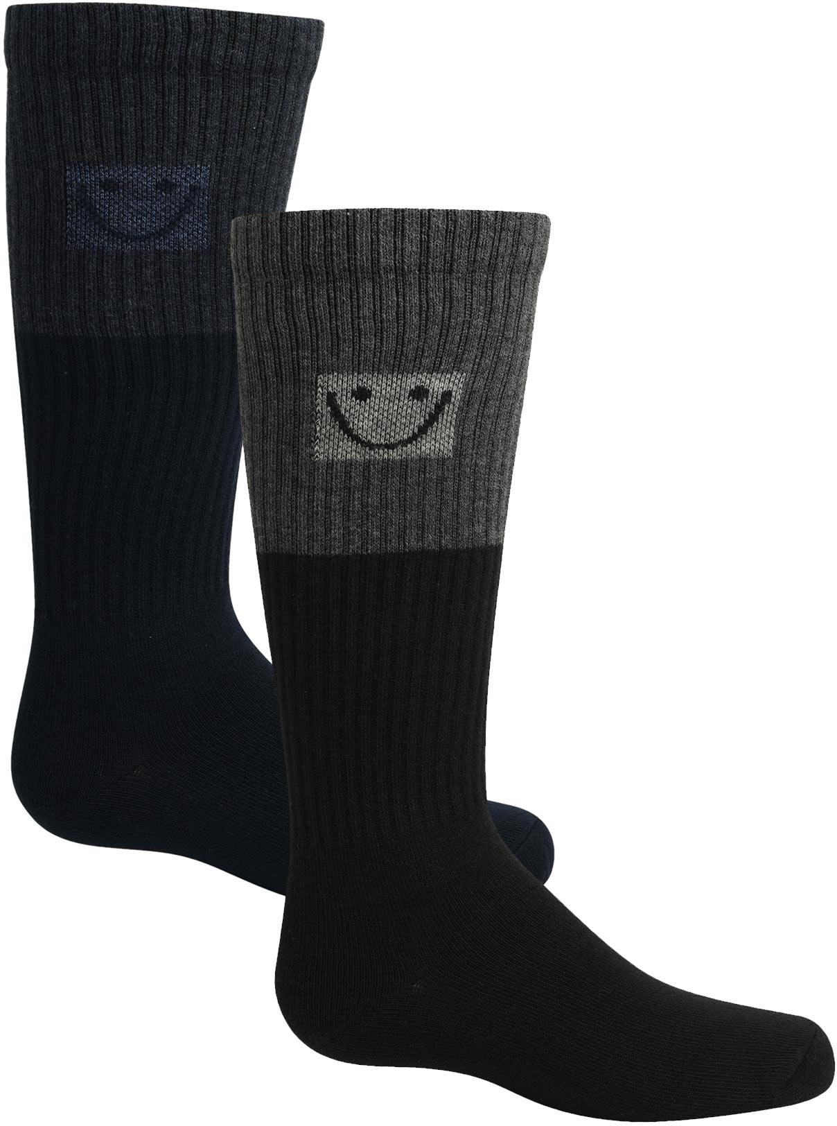 Zubii Girls Smiley Square Knee Socks - 998 Zubii Girls Smiley Square Knee Socks - 998