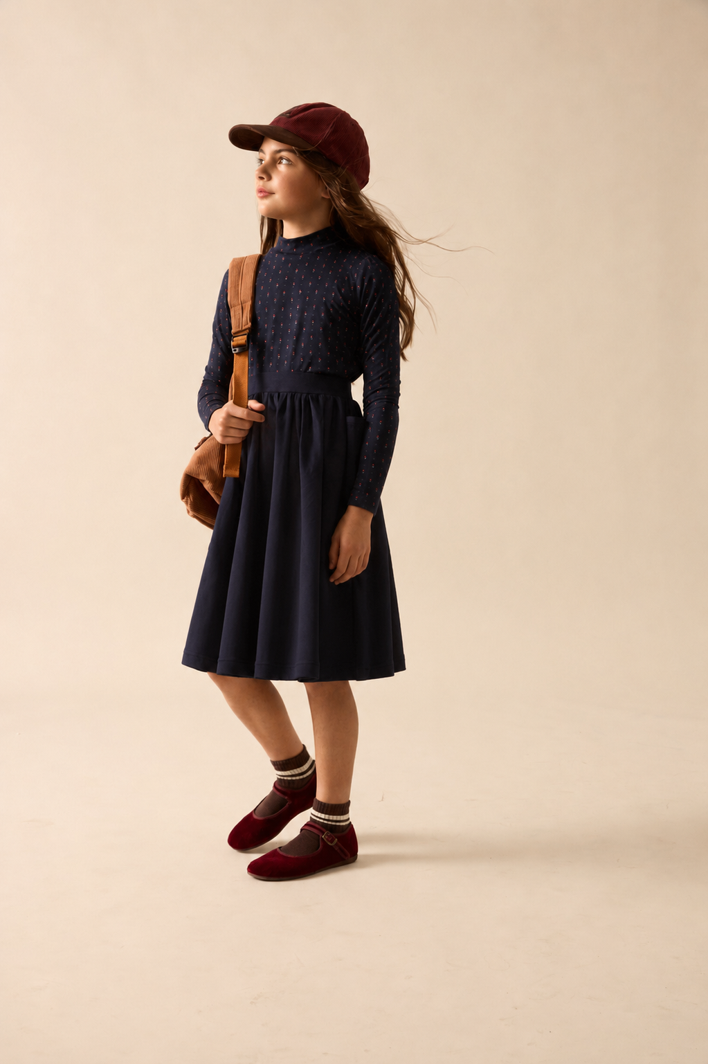 Analogie by Lil Legs Sweet Campaign Collection Girls Printed Mockneck - AF26T709 Analogie by Lil Legs Sweet Campaign Collection Girls Printed Mockneck - AF26T709