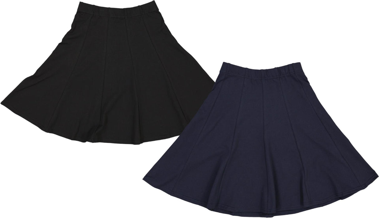 Teela Girls Panel Knee Length Skirt - 10-02 Teela Girls Panel Knee Length Skirt - 10-02