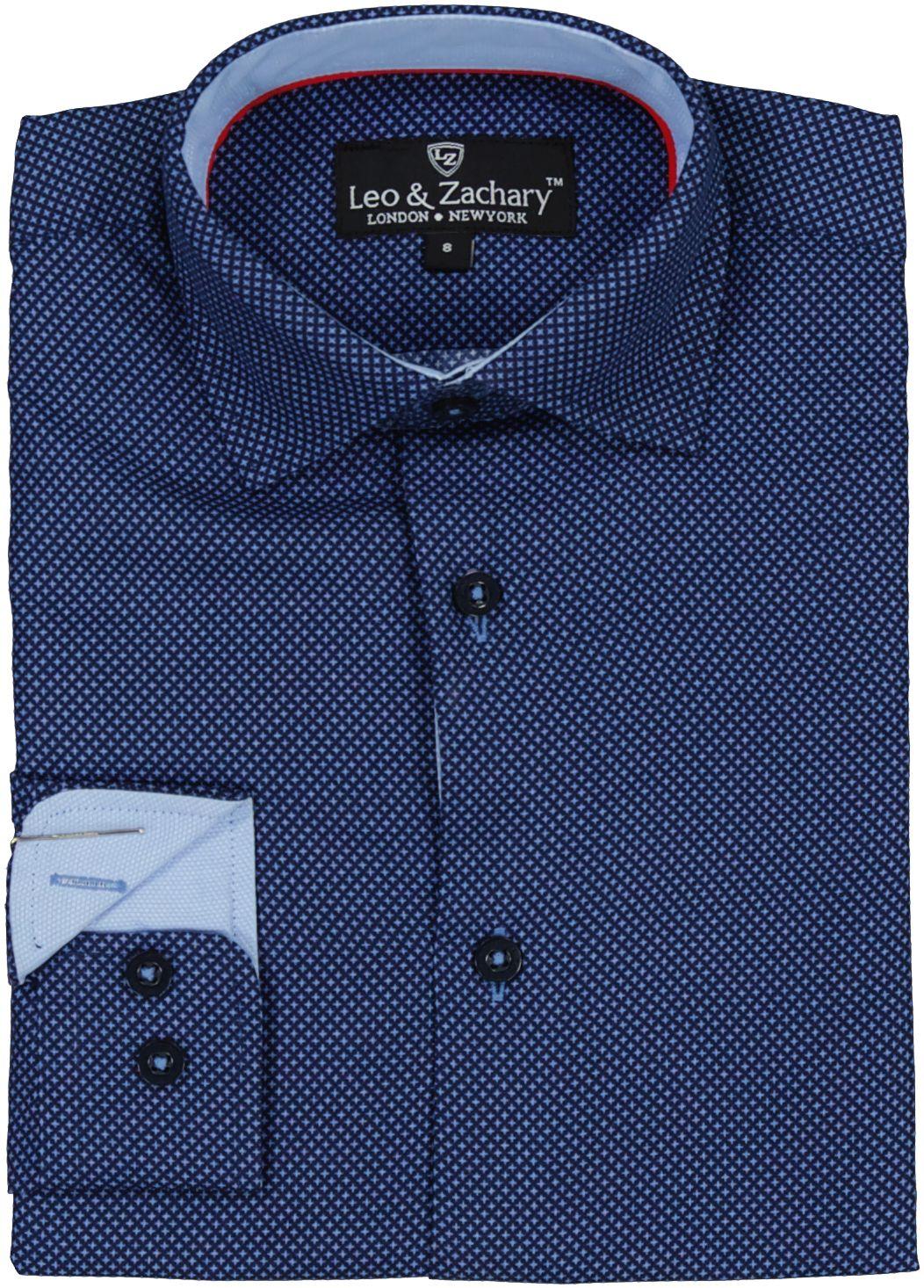 Leo & Zachary Boys Long Sleeve Dress Shirt - 5972 Leo & Zachary Boys Long Sleeve Dress Shirt - 5972