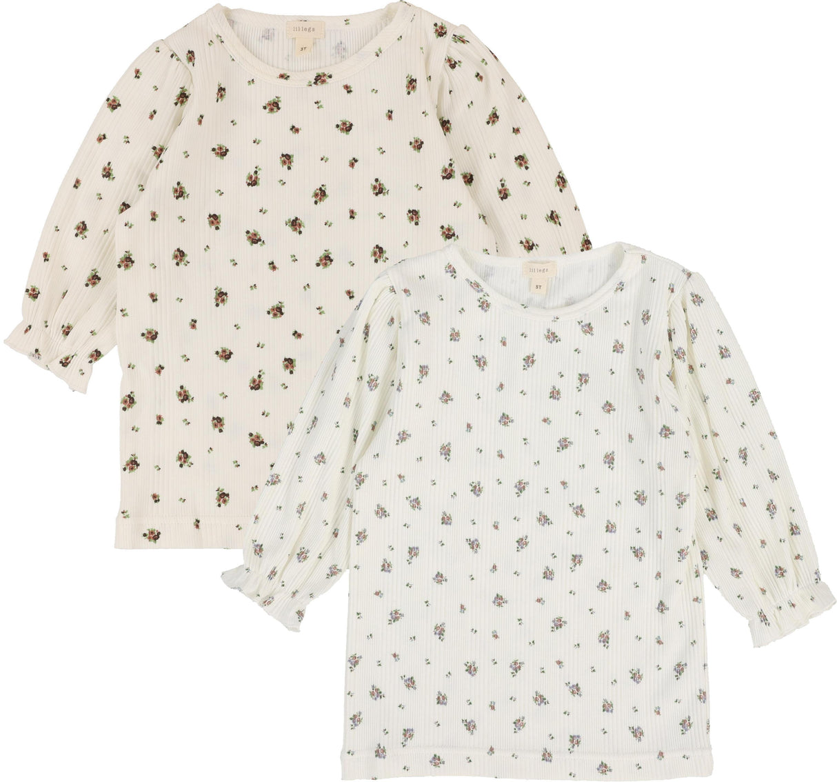 Lil Legs Print Collection Girls Vintage Floral Long Sleeve T-shirt Tee - PCVFTQ Lil Legs Print Collection Girls Vintage Floral Long Sleeve T-shirt Tee - PCVFTQ