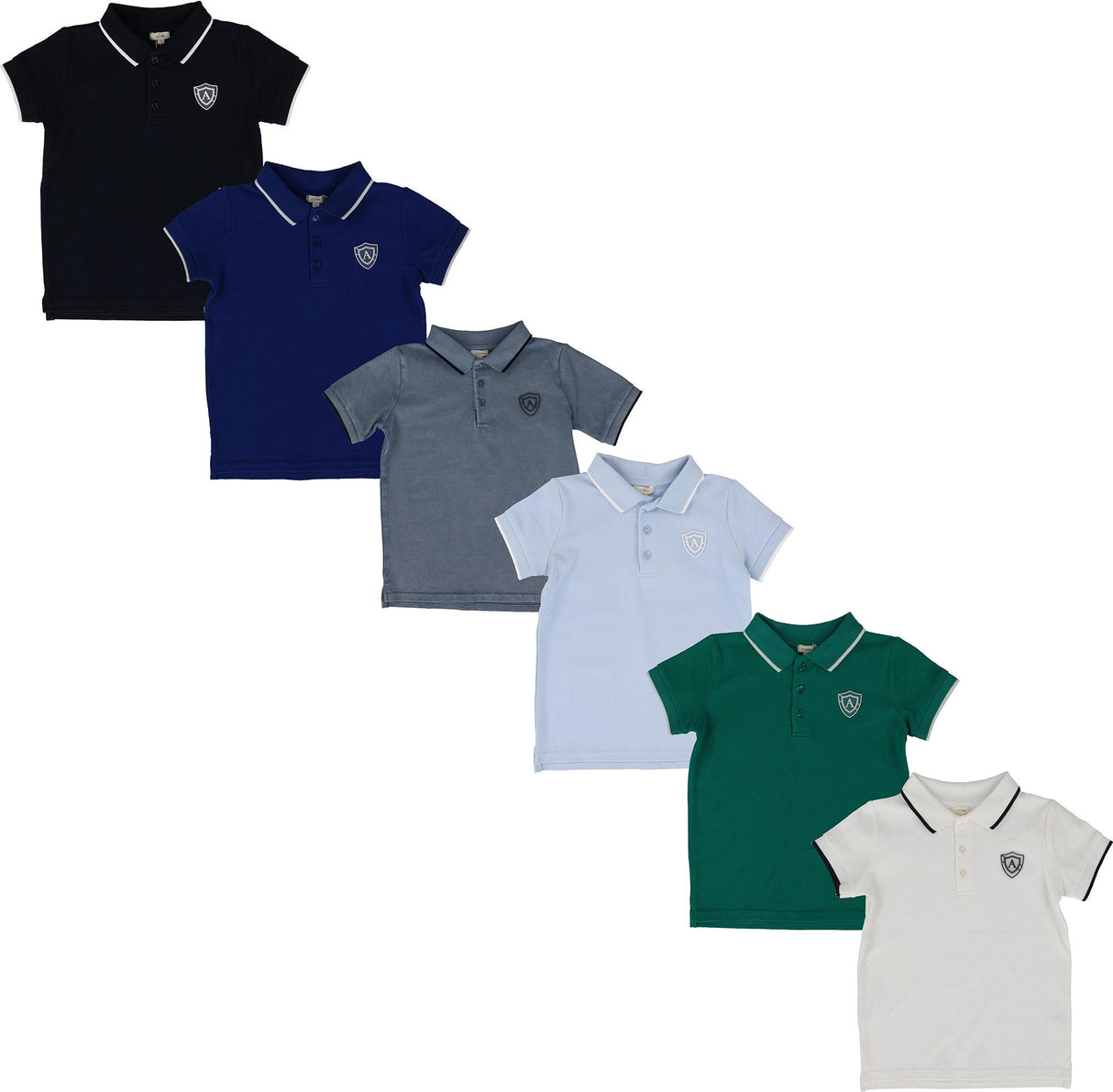 Lil Legs Boys Logo Short Sleeve Polo Shirt - PLP Lil Legs Boys Logo Short Sleeve Polo Shirt - PLP