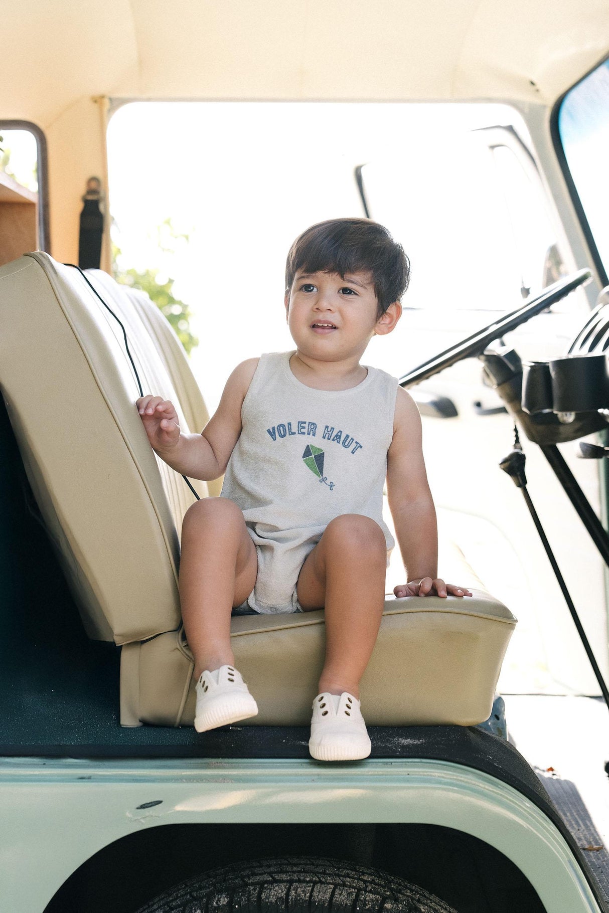 Analogie by Lil Legs Lil People Collection Baby Boys Kite Romper - LPKR Analogie by Lil Legs Lil People Collection Baby Boys Kite Romper - LPKR