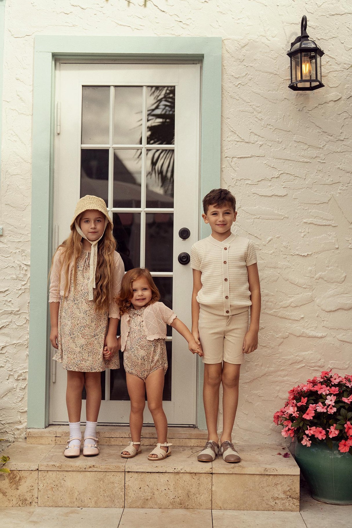 Jolie Capri Baby Girls Floral Bubble Romper - SB6CY2988B Jolie Capri Baby Girls Floral Bubble Romper - SB6CY2988B