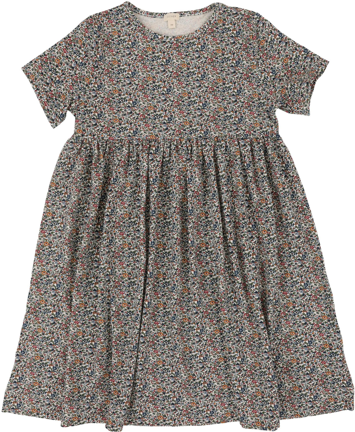 Lil Legs Print Collection Girls Liberty Short Sleeve Dress - PCLDS Lil Legs Print Collection Girls Liberty Short Sleeve Dress - PCLDS