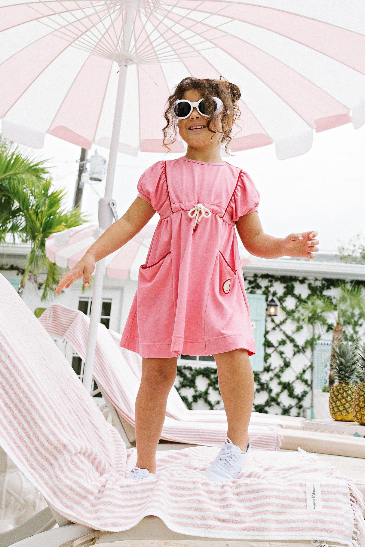 Analogie by Lil Legs Boating Crew Collection Girls Short Sleeve Dress - BCD Analogie by Lil Legs Boating Crew Collection Girls Short Sleeve Dress - BCD
