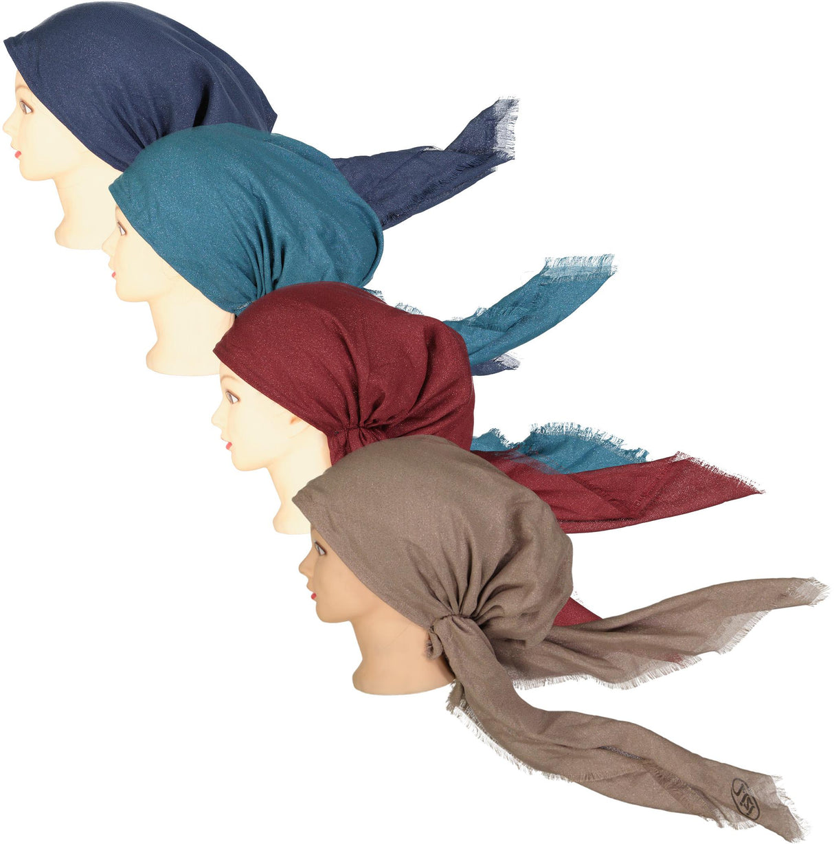 Lizi Solid Shimmer Pre-tied Tichel Lizi Solid Shimmer Pre-tied Tichel