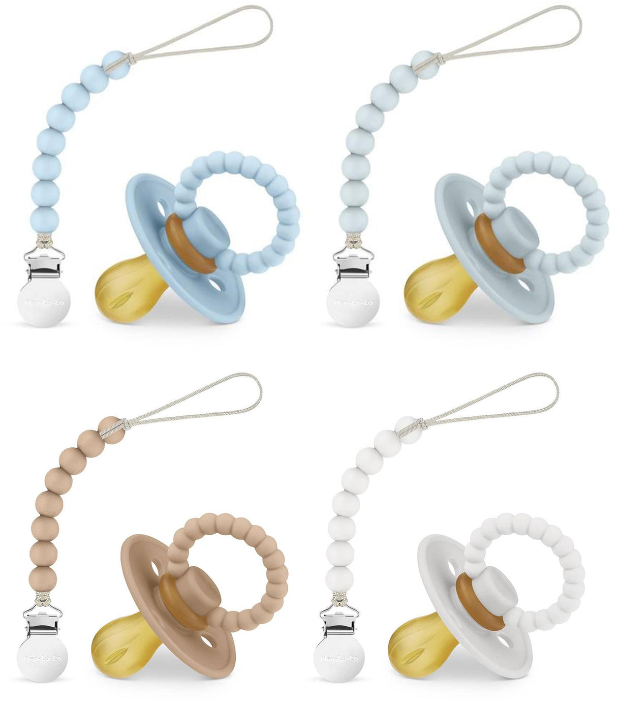 Bleu La La Luladream Pacifier & Clip Set - LLD Bleu La La Luladream Pacifier & Clip Set - LLD