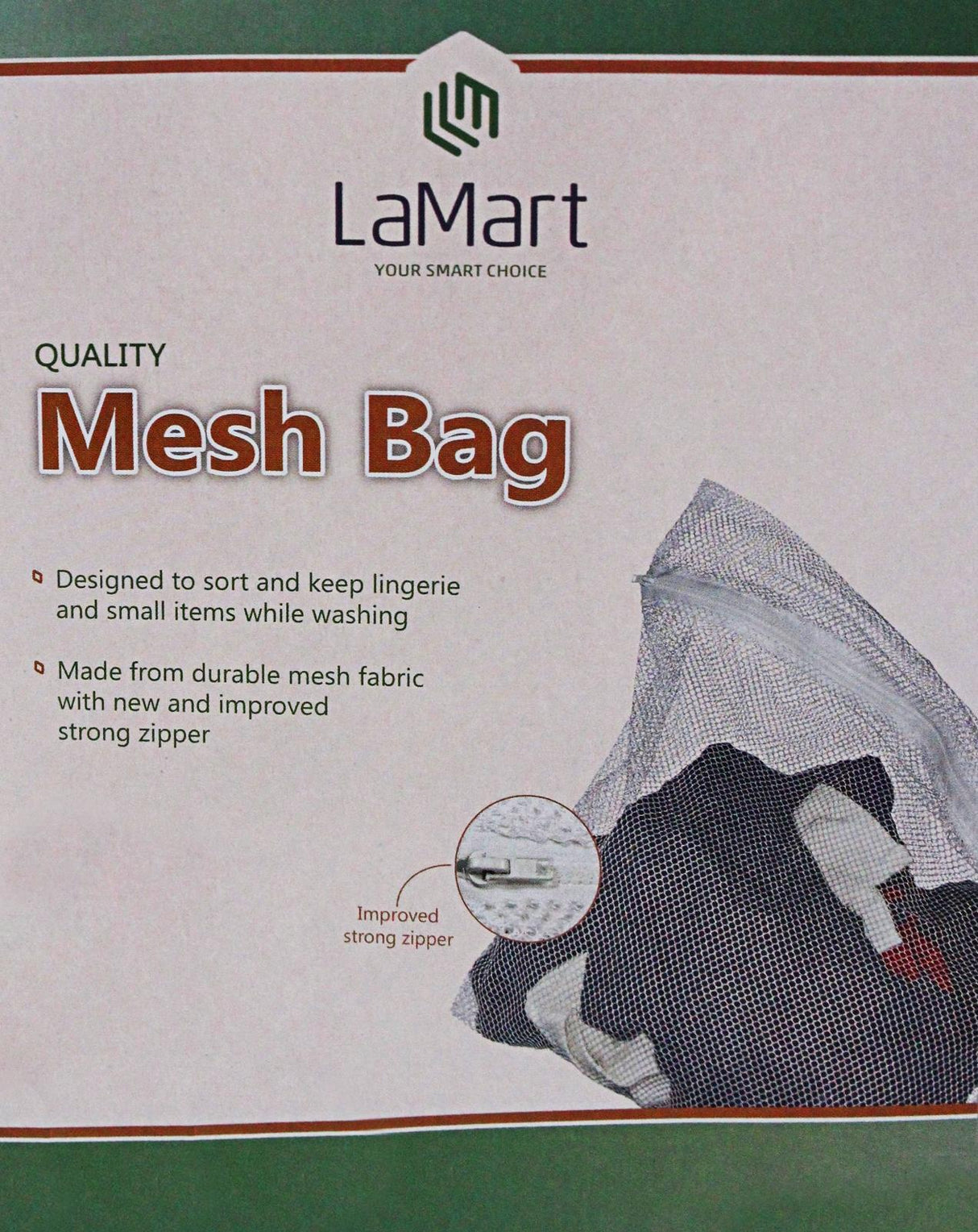 La Mart White Mesh Laundry Bag La Mart White Mesh Laundry Bag