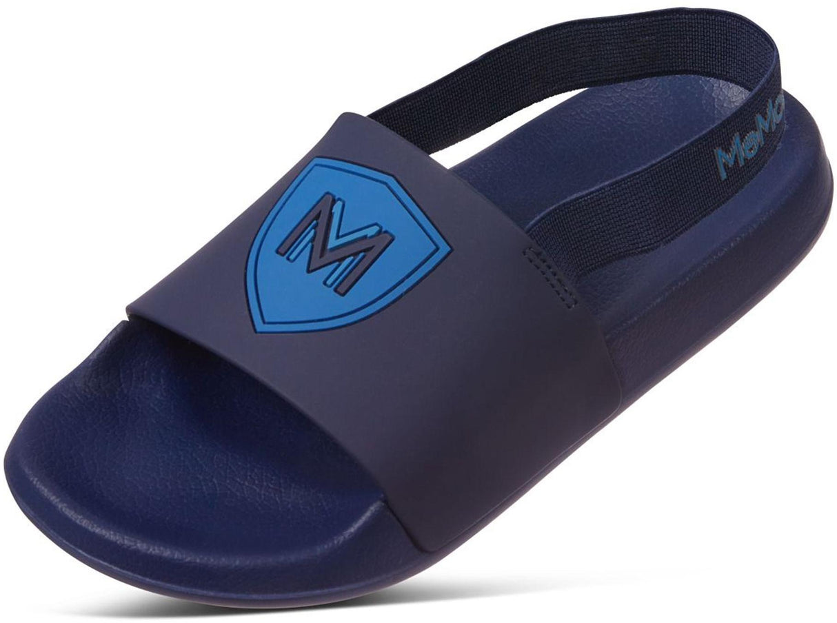 Memoi Boys Girls "M" Crest Slides - MKS-0014 Memoi Boys Girls "M" Crest Slides - MKS-0014