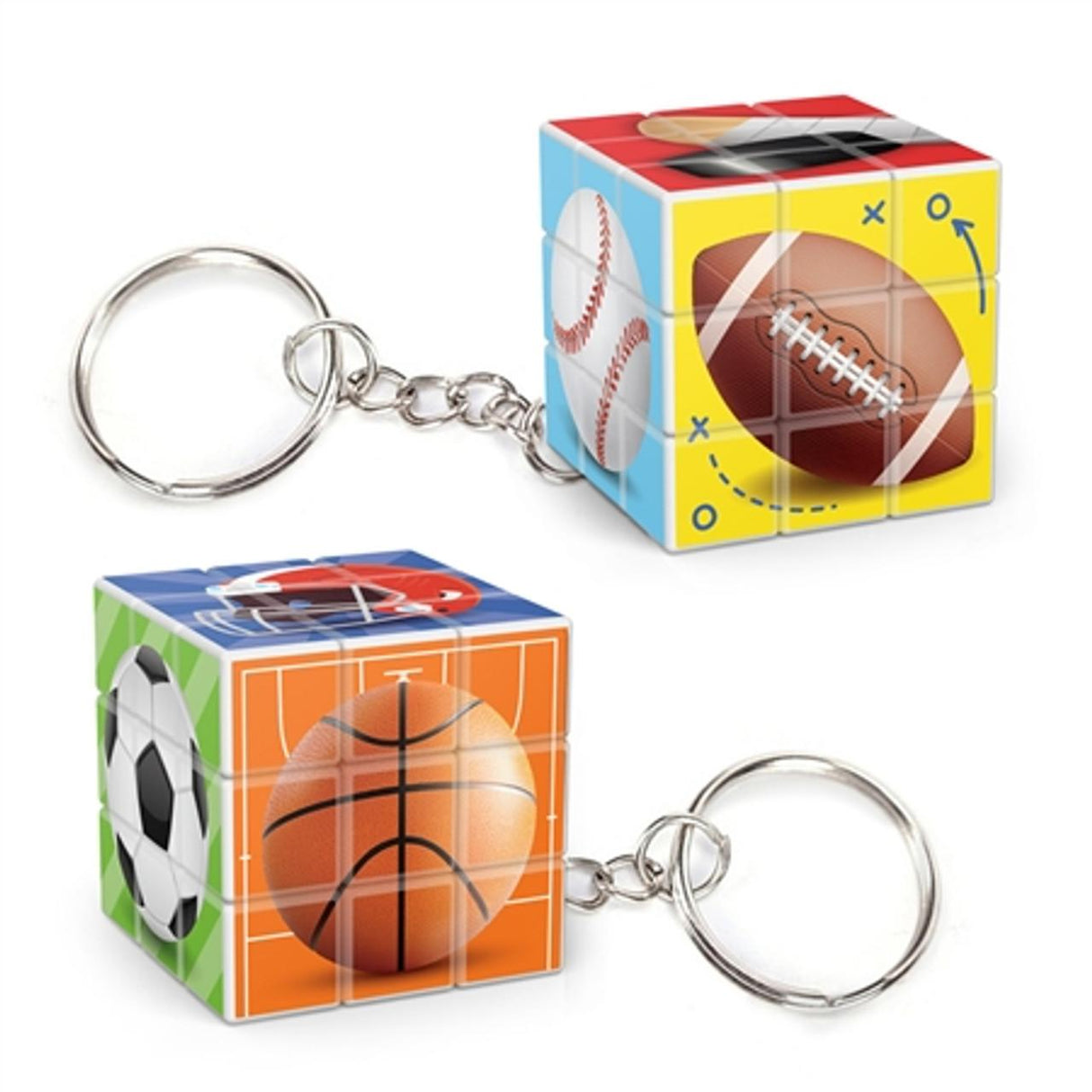 Top Trenz Sports Mini Cube Keychain - CUBE-MINSPRT7 Top Trenz Sports Mini Cube Keychain - CUBE-MINSPRT7