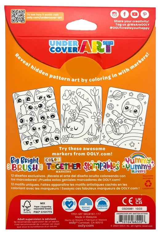 ooly Undercover Art Activity Book - 161-117 ooly Undercover Art Activity Book - 161-117