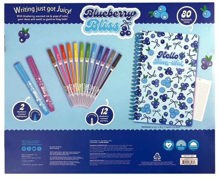 ooly Blueberry Bliss Stationery Set - 161-170 ooly Blueberry Bliss Stationery Set - 161-170