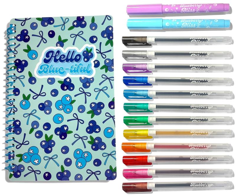 ooly Blueberry Bliss Stationery Set - 161-170 ooly Blueberry Bliss Stationery Set - 161-170