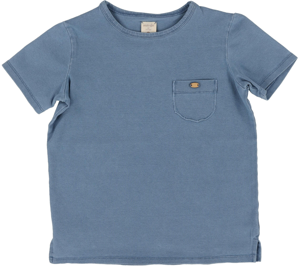 Analogie by Lil Legs Printed Denim Collection Boys Pocket Short Sleeve T-shirt Tee - PDPT Analogie by Lil Legs Printed Denim Collection Boys Pocket Short Sleeve T-shirt Tee - PDPT